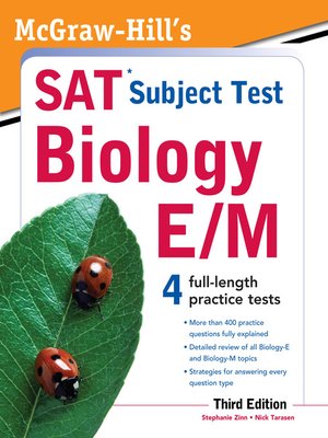 cover image of McGraw-Hill's SAT Subject Test Biology E/M